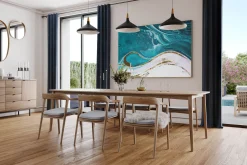 Gemälde 'Silky Waves' | Handgemaltes Unikat