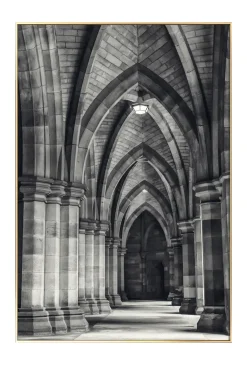 Gerahmte Fotografie 'Gothic Cathedral' 60x90cm