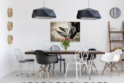 Gerahmte Fotografie 'Ruler of Tranquility' 90x60cm