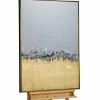 Gerahmtes Acryl Gemälde 'Goldenes Himmelreich' 77,5x102,5cm