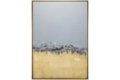 Gerahmtes Acryl Gemälde 'Goldenes Himmelreich' 77,5x102,5cm