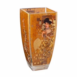 Glas Vase 'Fine Lady' von Gustav Klimt 11x22,5x11cm