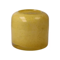 Glas Vase 'Golden Ember' von Goebel 12x11,5x12cm