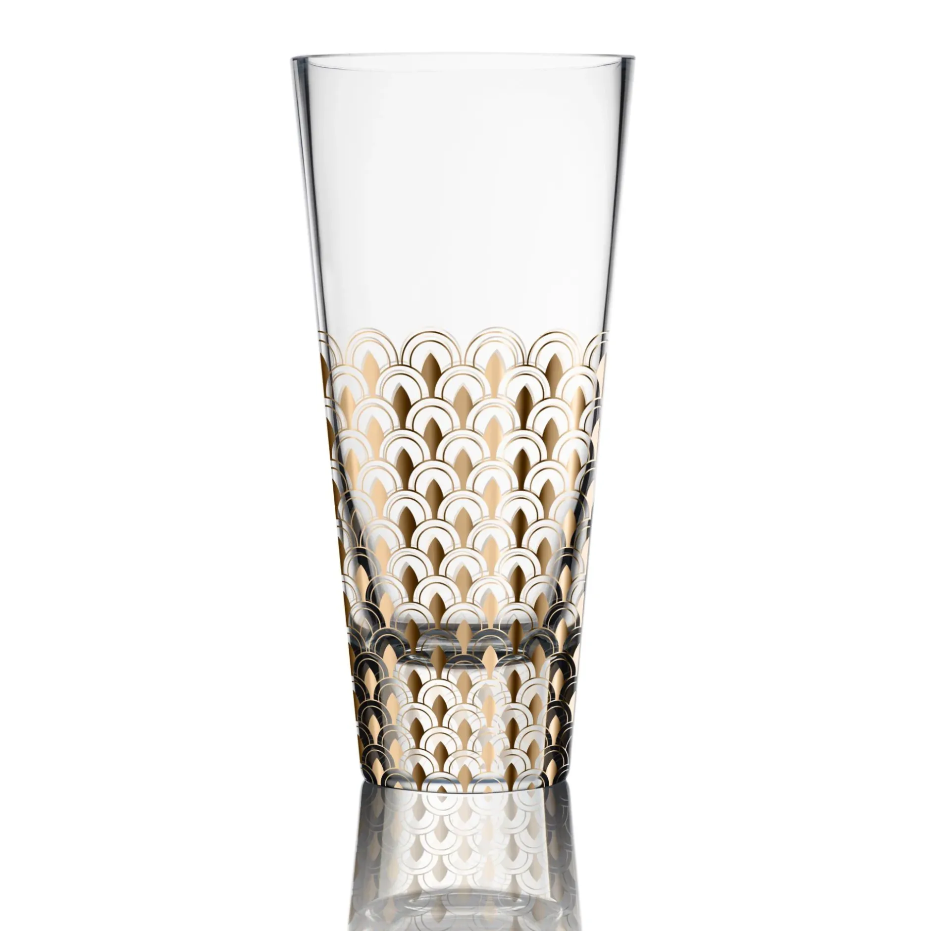 Glas Vase 'Luxe Lines' von Goebel 12x26x12cm