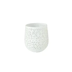 Glas Vase 'White Mirage' von Goebel 15,5x17x15,5cm