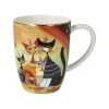 Goebel Becher 'Herbstkatzen'