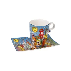 Goebel Becher mit Untertasse 'Summer in the City'