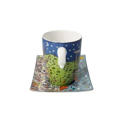 Goebel Becher mit Untertasse 'Roads to Bremen'