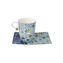 Goebel Becher mit Untertasse 'Give Peace a Chance'
