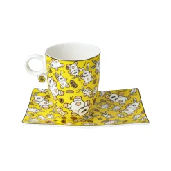 Goebel Becher mit Untertasse 'Magic Bunnies'
