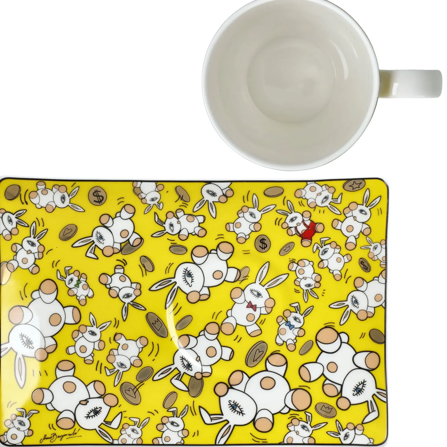 Goebel Becher mit Untertasse 'Magic Bunnies'