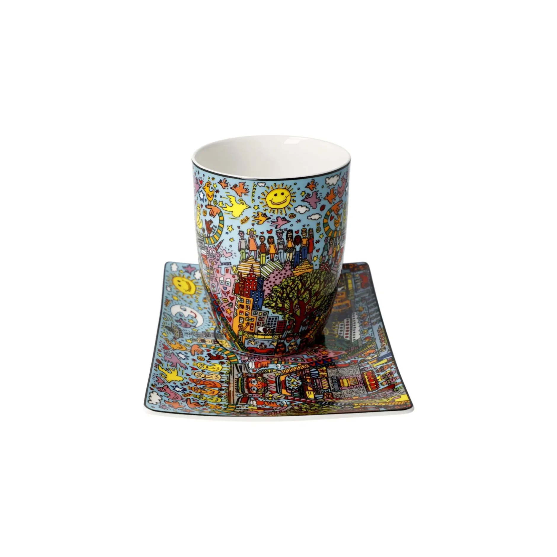 Goebel Becher mit Untertasse 'Cool Coal Days'
