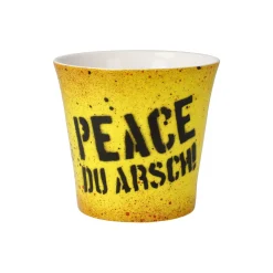 Goebel Becher 'Peace du Arsch'