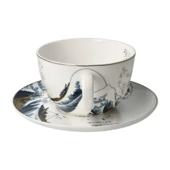 Goebel Tasse mit Untertasse 'Die Welle'
