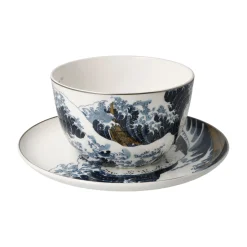 Goebel Tasse mit Untertasse 'Die Welle'