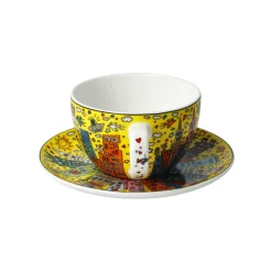 Goebel Tasse mit Untertasse 'New York Sunset'