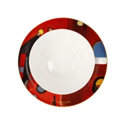 Goebel Tasse mit Untertasse 'Schweres Rot'