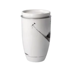 Goebel Teetasse mit Sieb und Deckel 'Mittagspause'