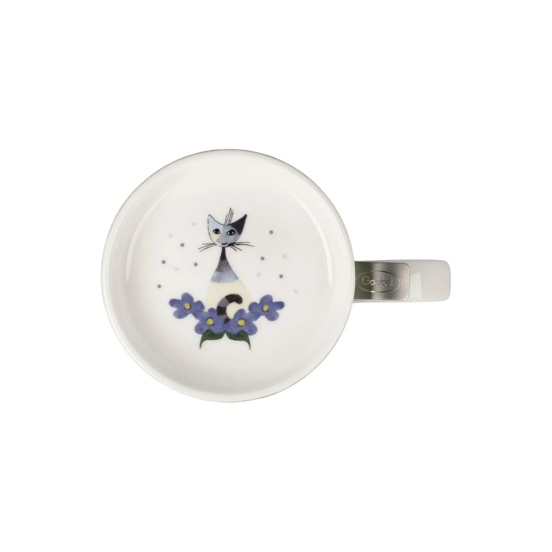 Goebel Teetasse mit Sieb und Deckel 'Nel Verde'