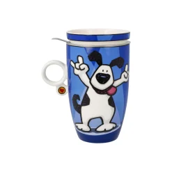 Goebel Teetasse mit Sieb und Deckel 'Rock On'