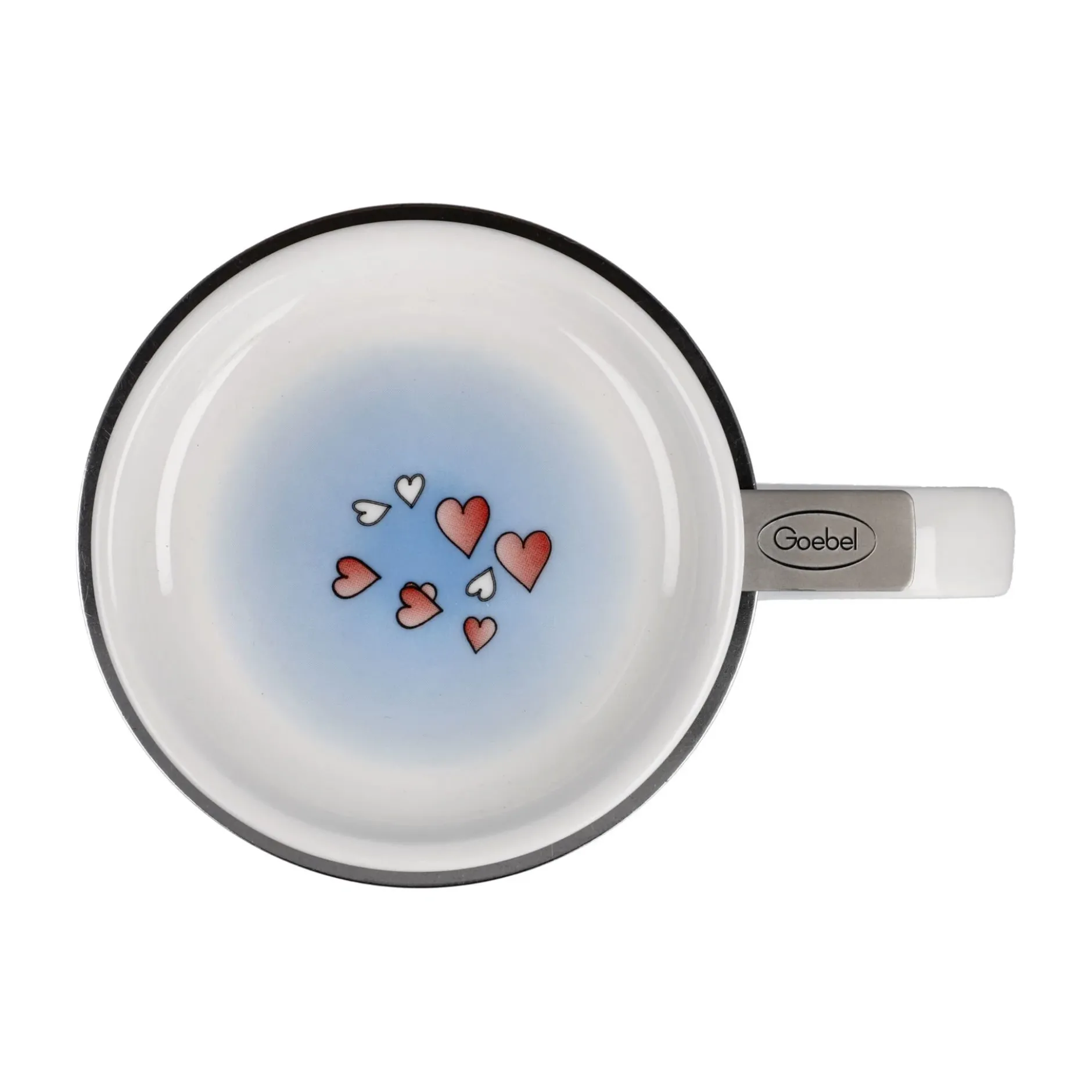 Goebel Teetasse mit Sieb und Deckel 'Für Dich'