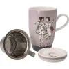 Goebel Teetasse mit Sieb und Deckel 'Freundinnen'