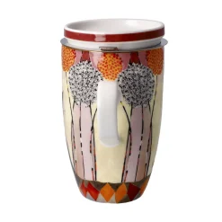 Goebel Teetasse mit Sieb und Deckel 'Soffioni'