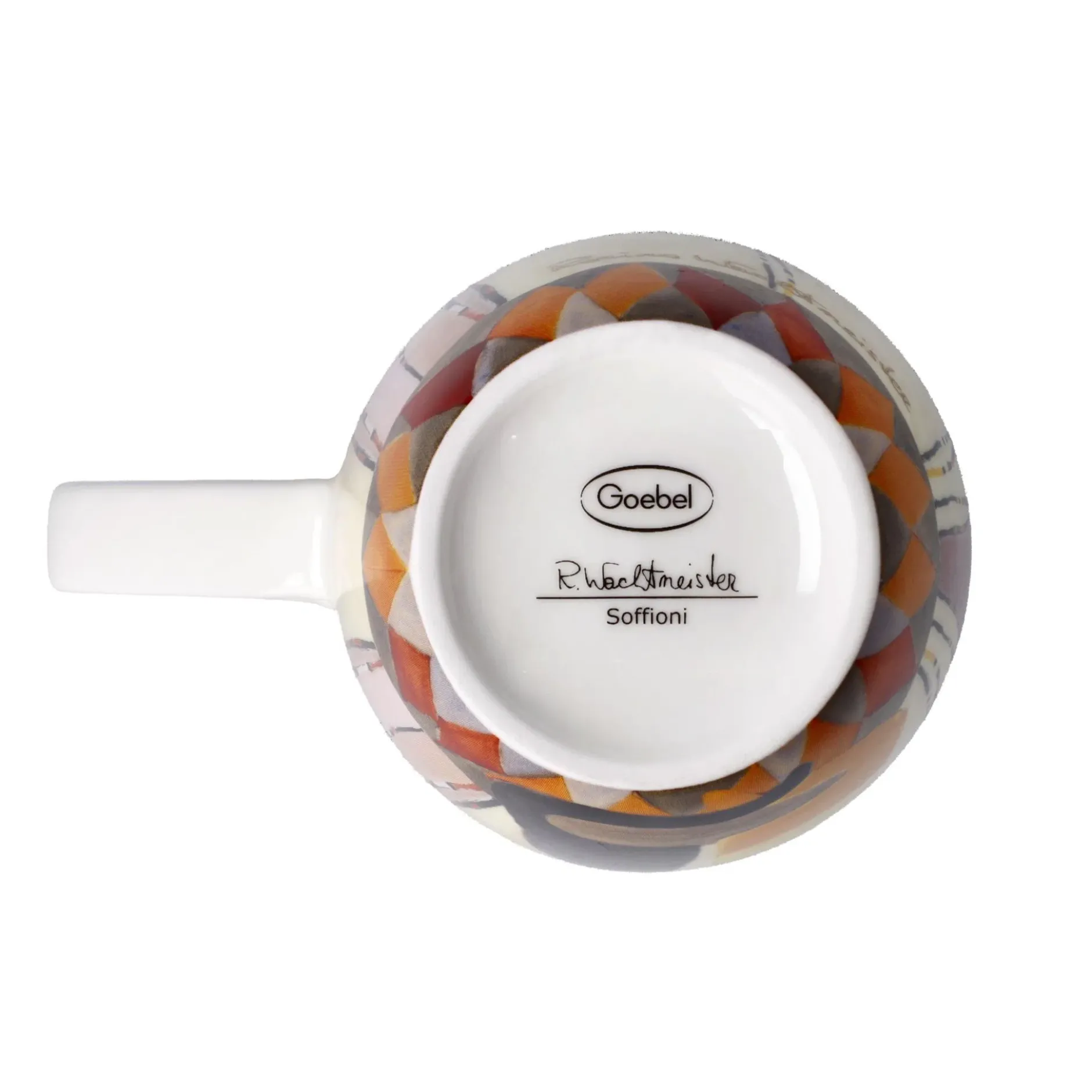 Goebel Teetasse mit Sieb und Deckel 'Soffioni'