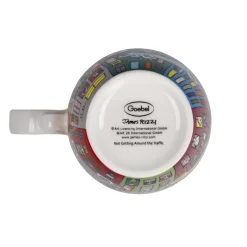 Goebel Teetasse mit Sieb und Deckel 'Around Traffic'