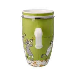 Goebel Teetasse mit Sieb und Deckel 'Bestes Alter'