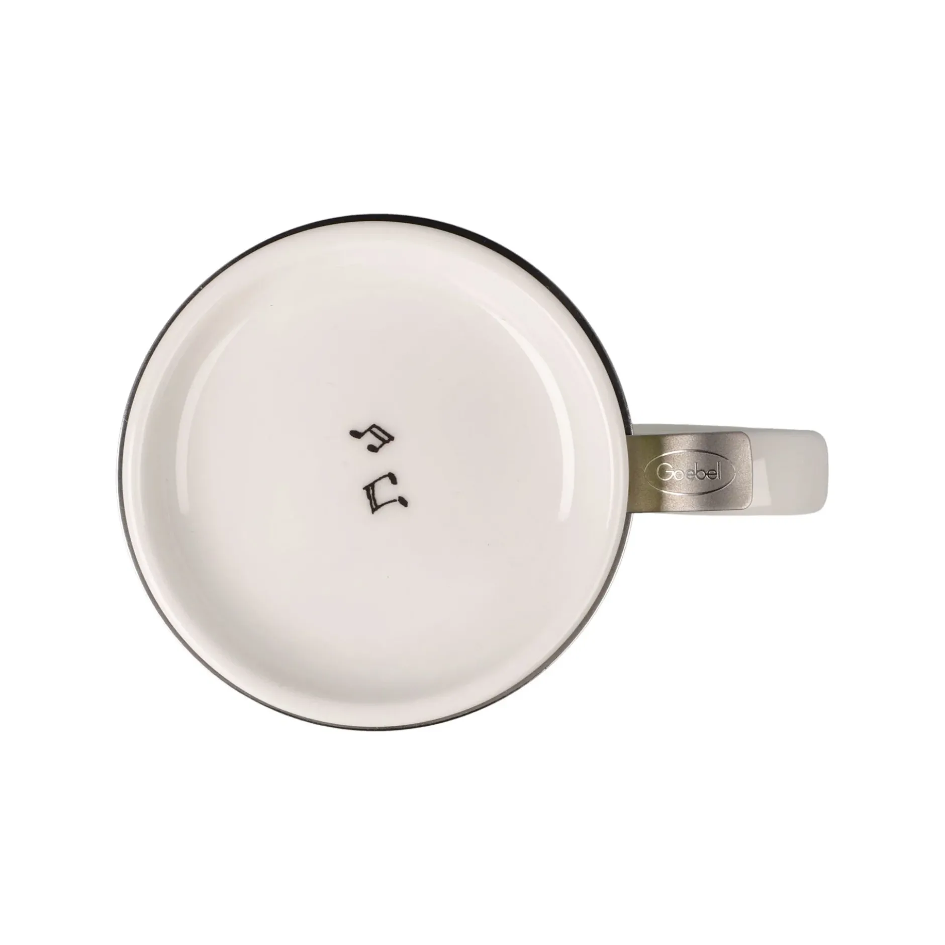 Goebel Teetasse mit Sieb und Deckel 'Bestes Alter'