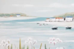 Handbemalter Kunstdruck 'Urlaubsfeeling' 120x60cm