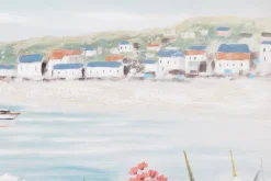 Handbemalter Kunstdruck 'Urlaubsfeeling' 120x60cm