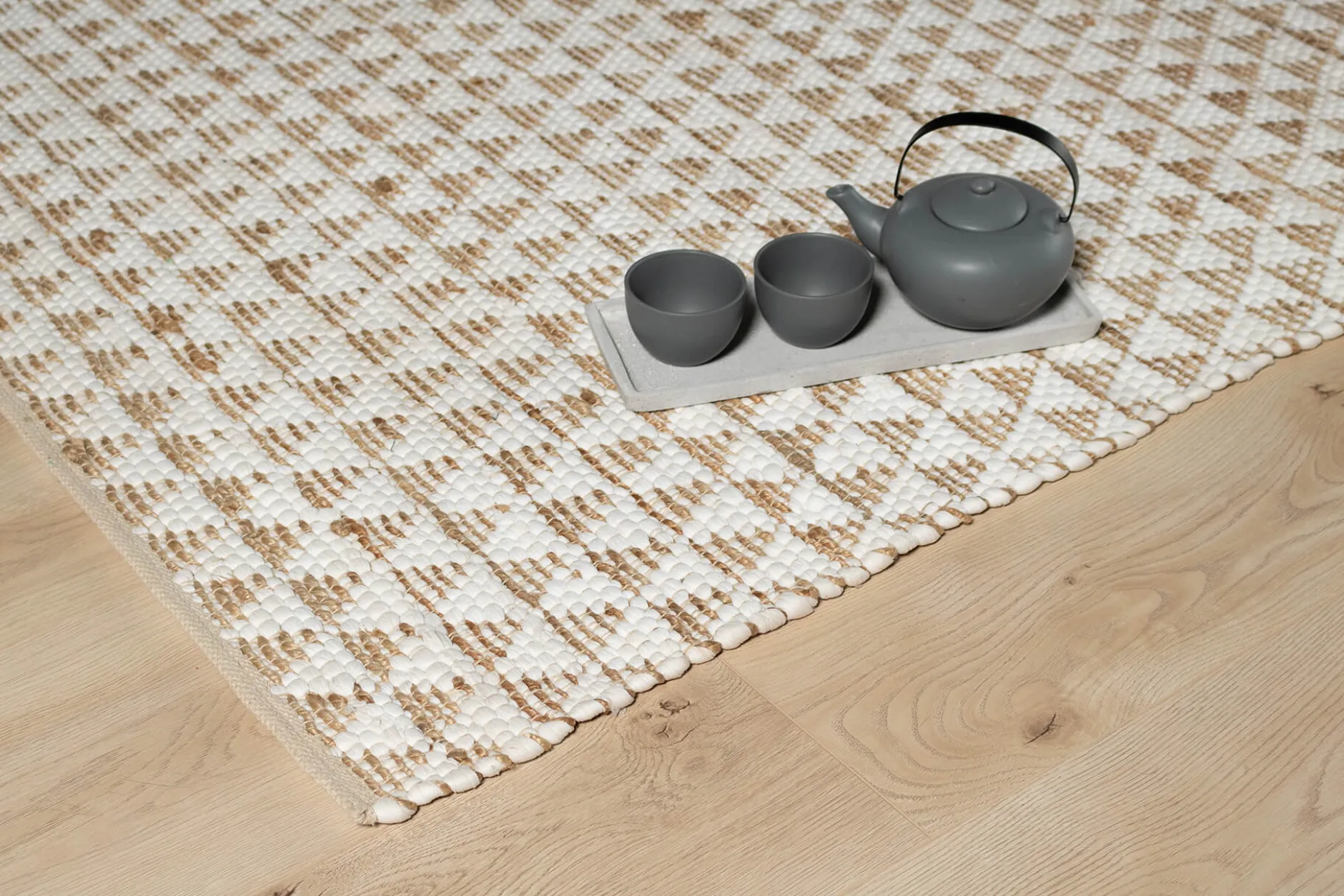 Handgefertigter Teppich 'Ewige Wüste' 160x230cm