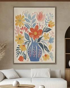 Handgemaltes Gemälde 'A Bouquet's Overture' 60x80cm | inkl. Echtheitszertifikat
