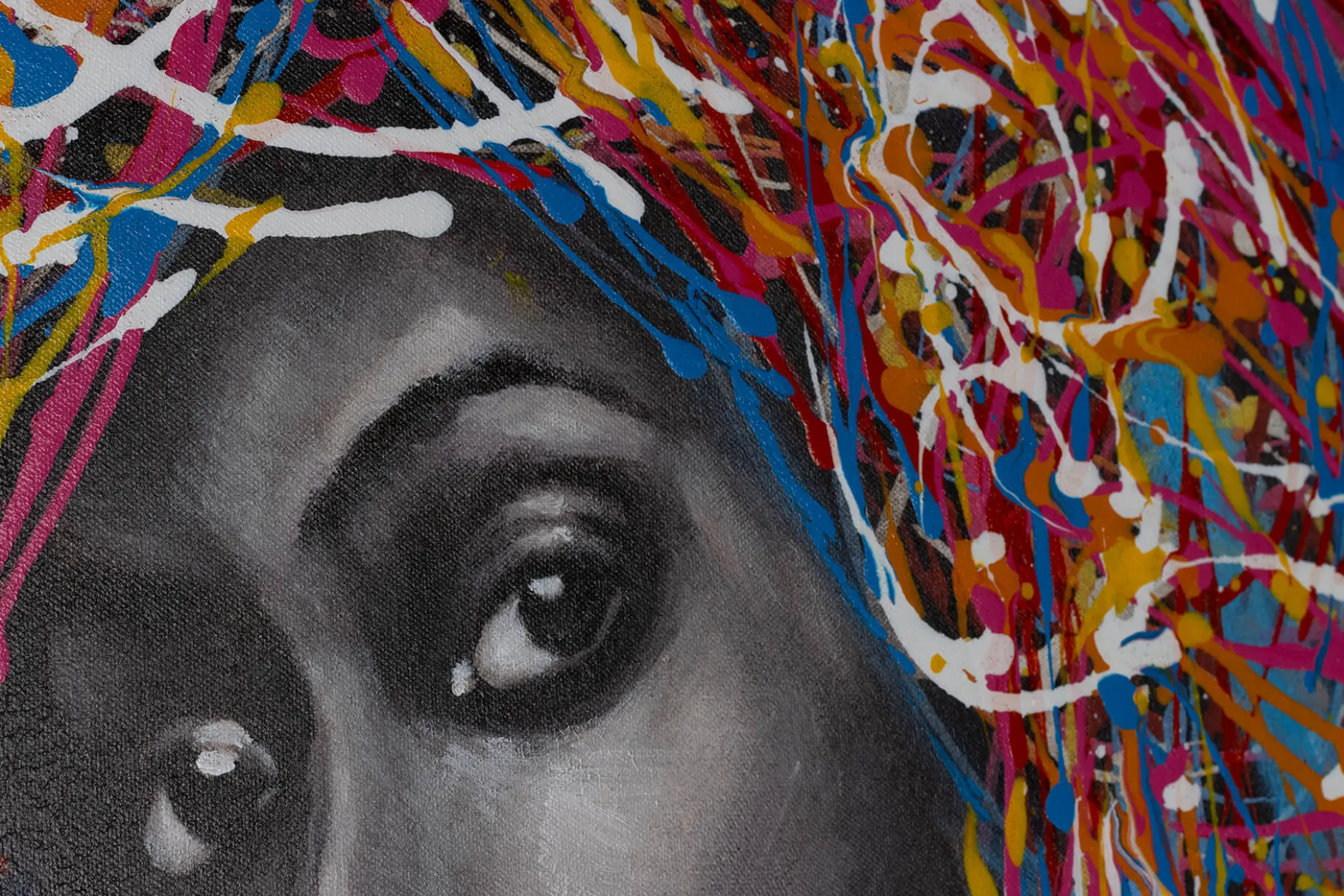 Handgemaltes Gemälde 'Abstract Mind' 60x90cm | inkl. Echtheitszertifikat