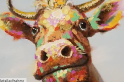 Handgemaltes Gemälde 'Agathe und Freunde' | inkl. Echtheitszertifikat