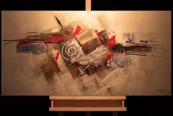 Handgemaltes Gemälde 'A Great Collision' 140x70cm | inkl. Echtheitszertifikat