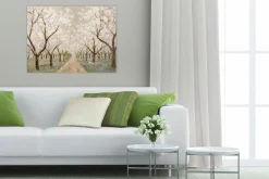 Handgemaltes Gemälde 'Allee voller Blüten' 100x75cm | inkl. Echtheitszertifikat