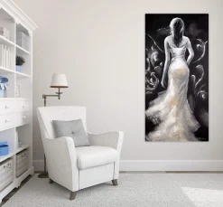 Handgemaltes Gemälde 'All Eyes on Me' 60x120cm | inkl. Echtheitszertifikat