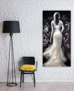 Handgemaltes Gemälde 'All Eyes on Me' 60x120cm | inkl. Echtheitszertifikat