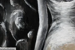 Handgemaltes Gemälde 'All Eyes on Me' 60x120cm | inkl. Echtheitszertifikat