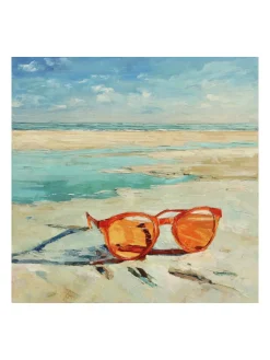 Handgemaltes Gemälde 'Amber Brille' | Echtheitszertifikat inklusive