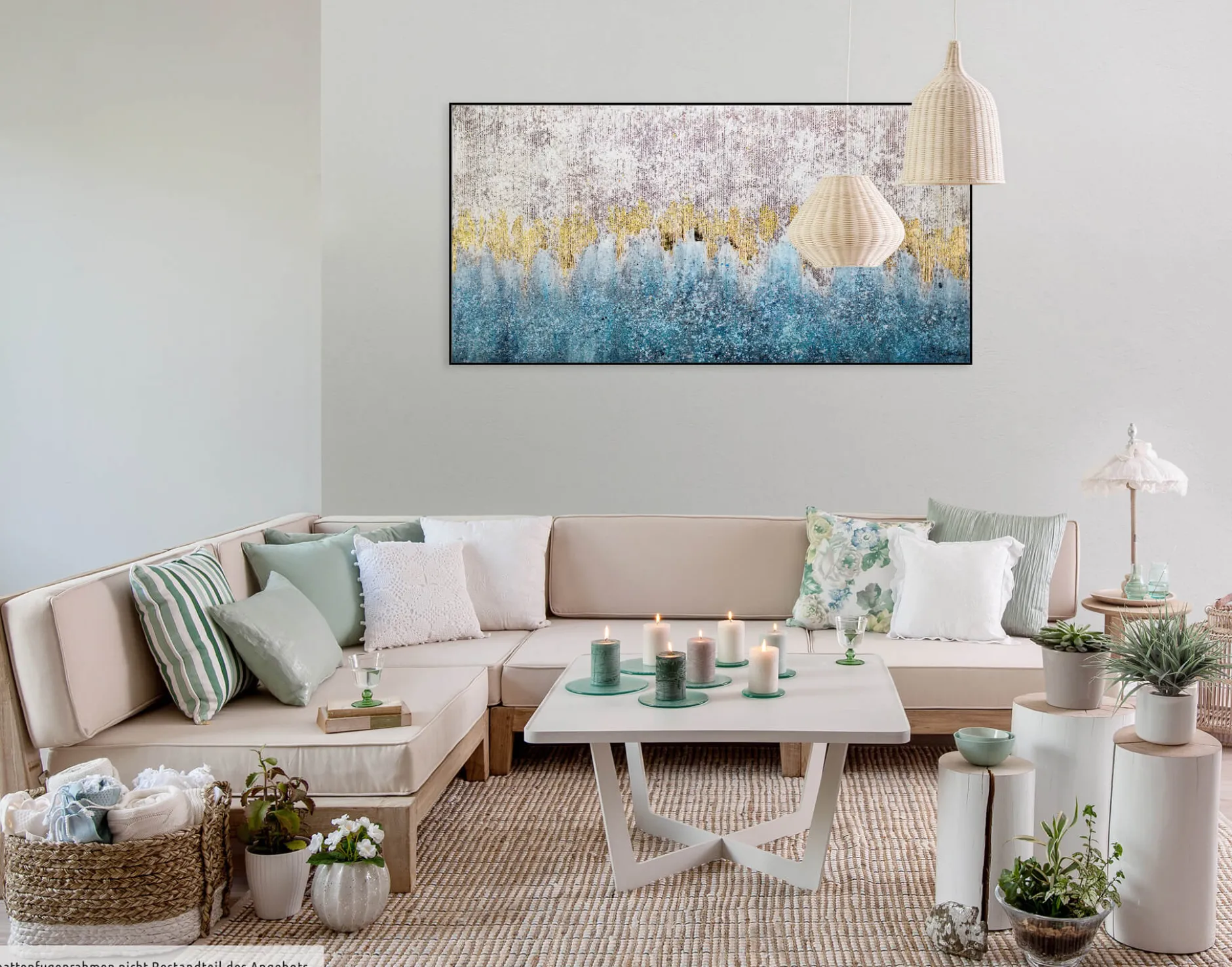 Handgemaltes Gemälde 'Ambivalenz' 140x70cm | inkl. Echtheitszertifikat