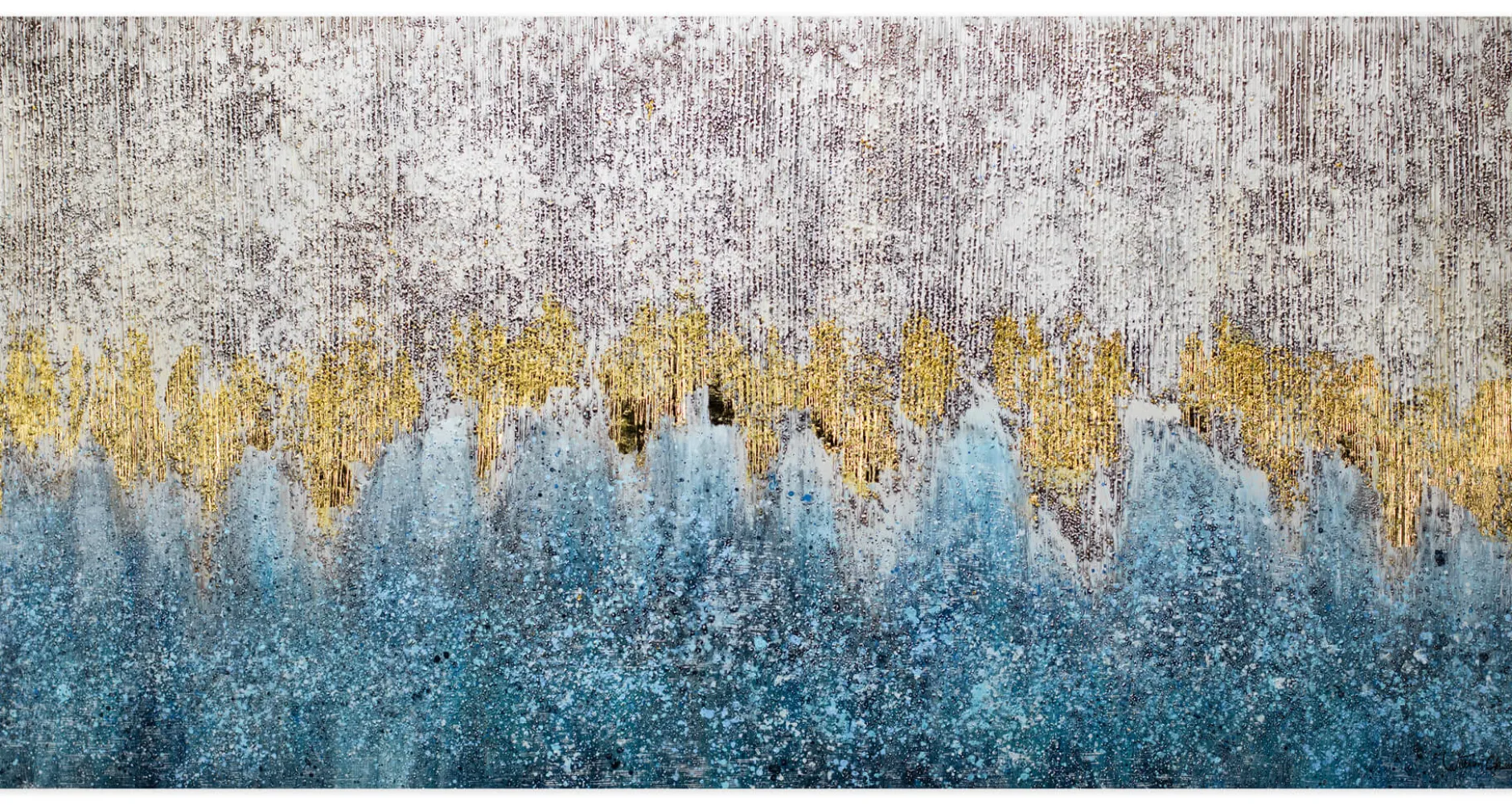 Handgemaltes Gemälde 'Ambivalenz' 140x70cm | inkl. Echtheitszertifikat