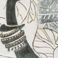 Handgemaltes Gemälde 'Anmut des Stammes' | Echtheitszertifikat inklusive
