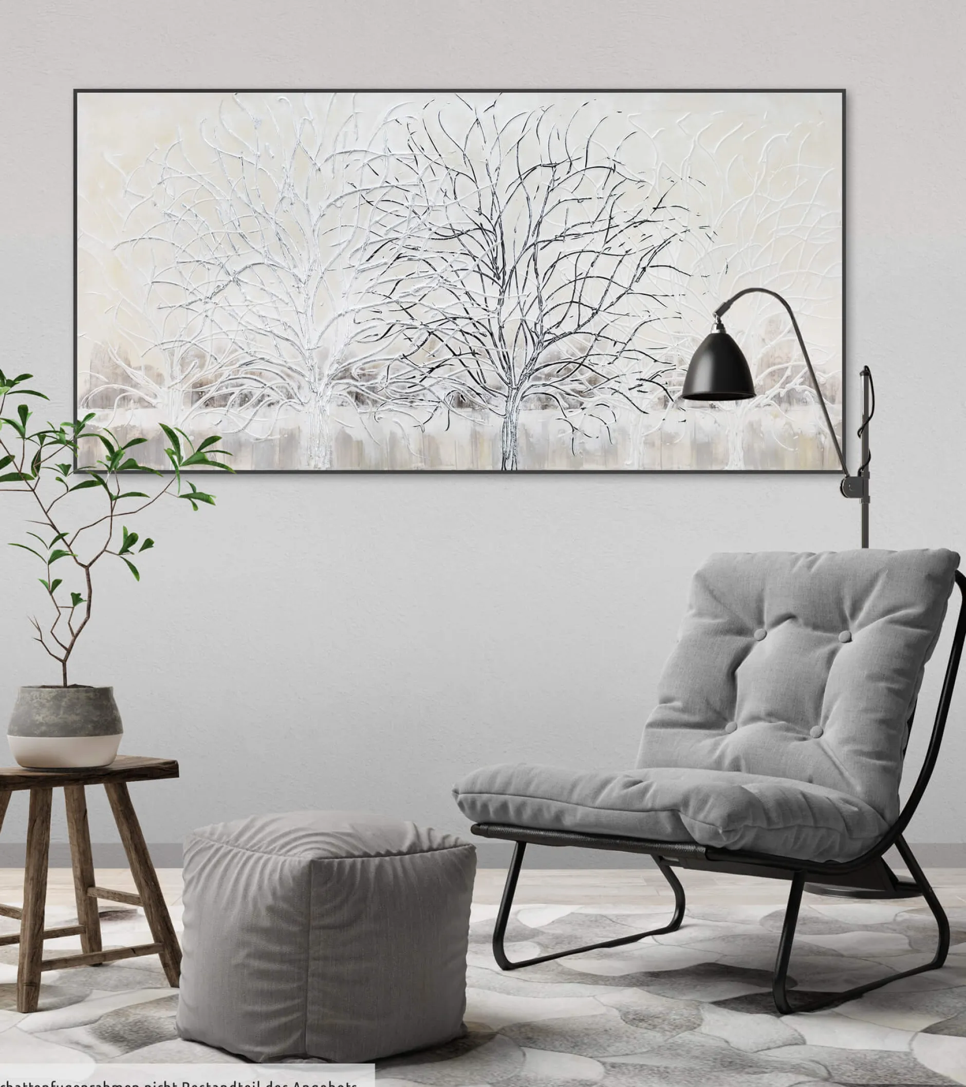 Handgemaltes Gemälde 'Aufgebäumt' 120x60cm | inkl. Echtheitszertifikat