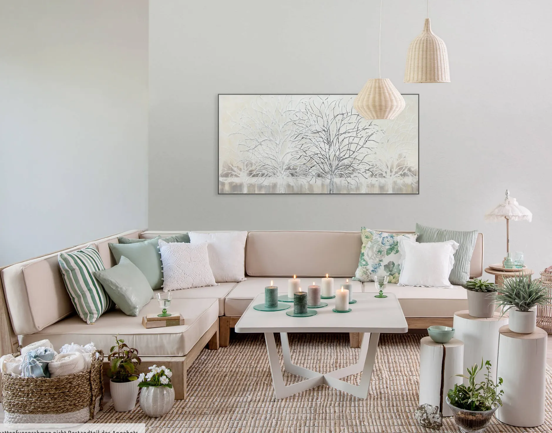 Handgemaltes Gemälde 'Aufgebäumt' 120x60cm | inkl. Echtheitszertifikat