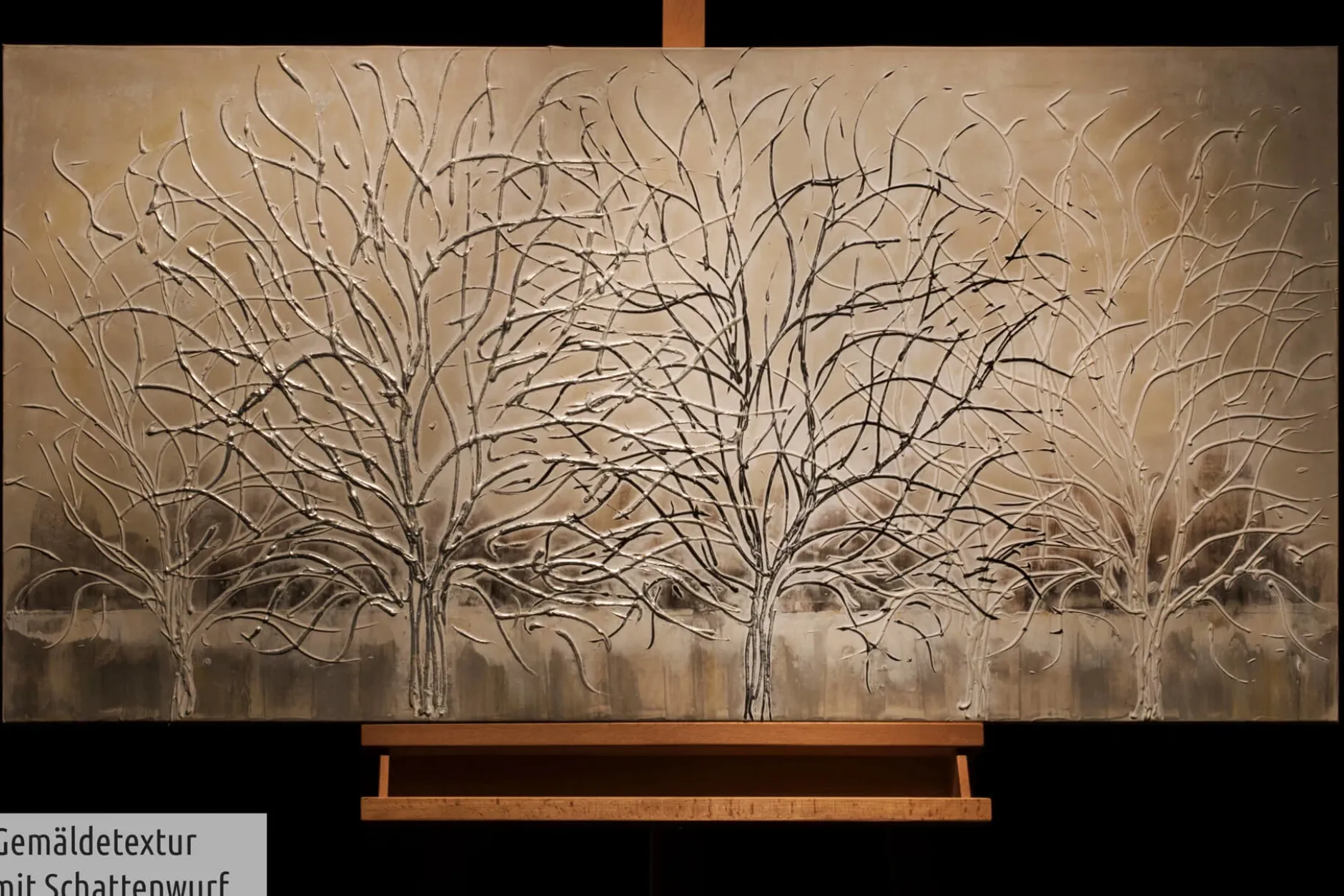 Handgemaltes Gemälde 'Aufgebäumt' 120x60cm | inkl. Echtheitszertifikat