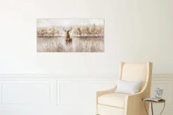Handgemaltes Gemälde 'Auge in Auge' 120x60cm | inkl. Echtheitszertifikat